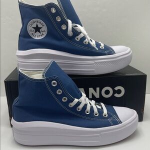 Converse WMNS High-Top Platform Sneakers A09395C
CTAS MOVE HI
ARMOR BLUE/WHITE